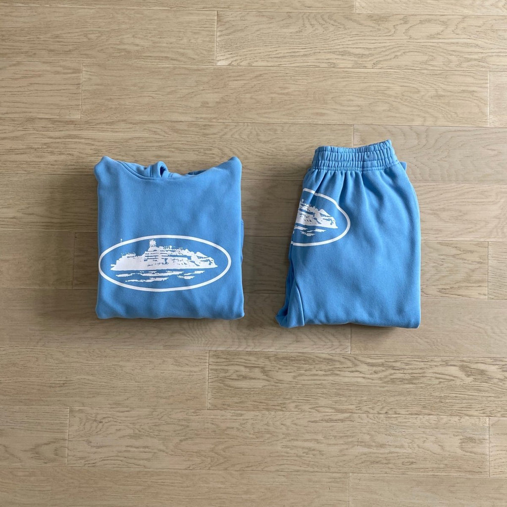 'Alcatraz' Tracksuit Babyblue - Style Outlet