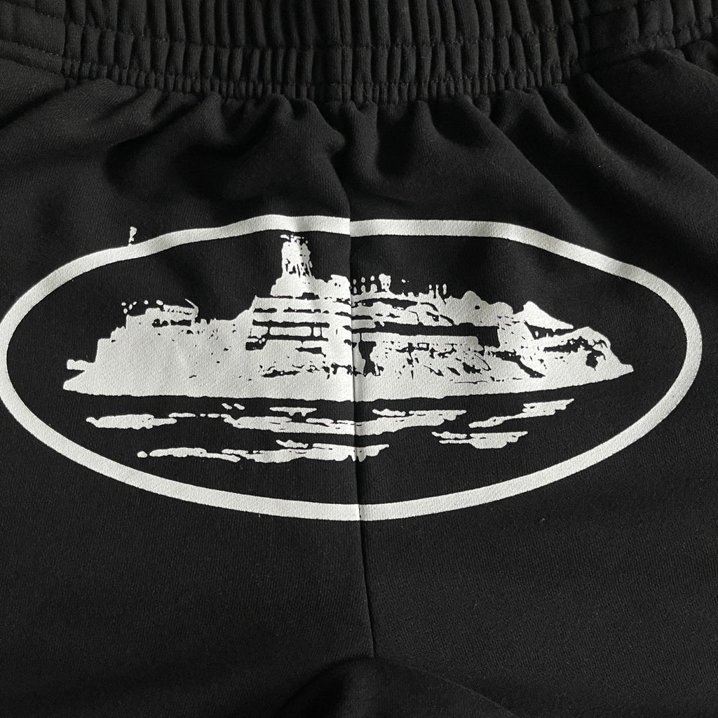 'Alcatraz' Tracksuit Black/White - Style Outlet