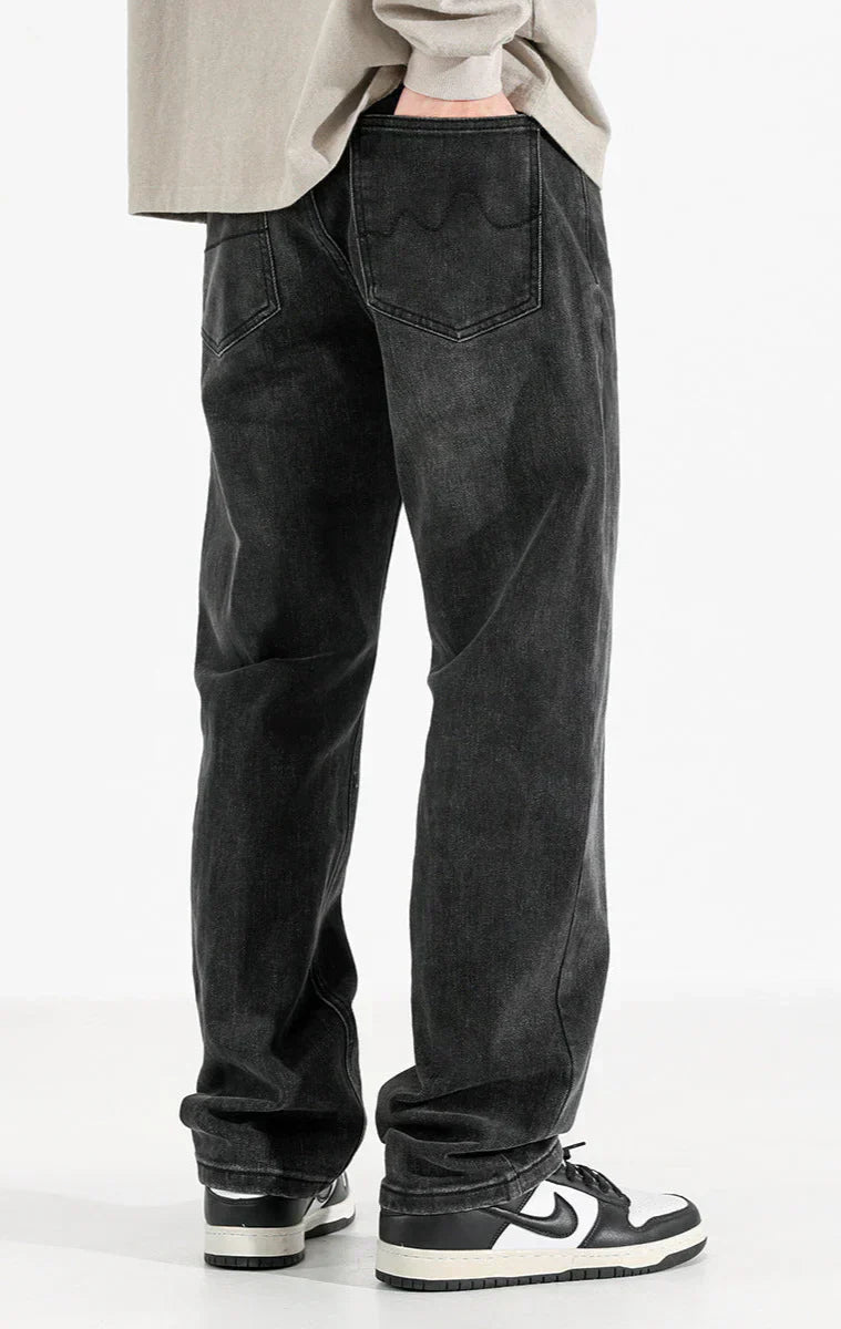 Dark Grey Basic Jeans - Style Outlet