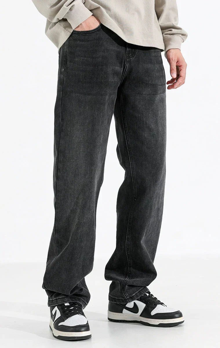 Dark Grey Basic Jeans - Style Outlet