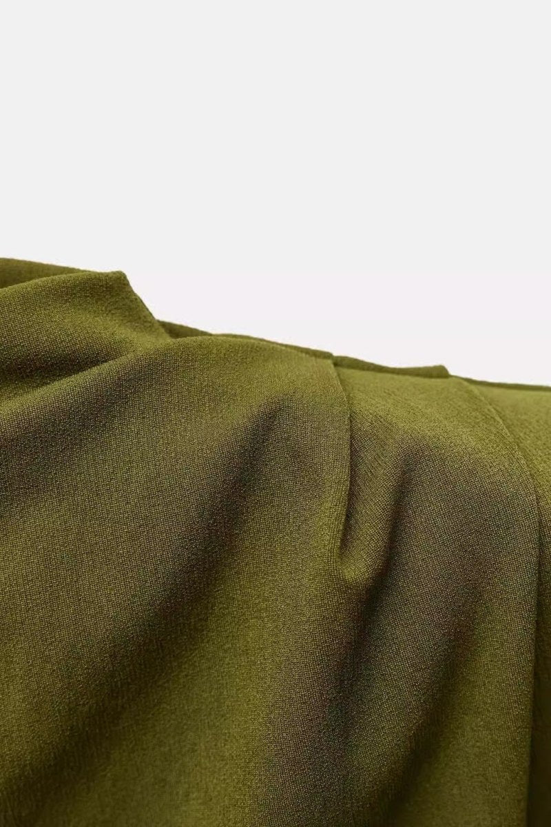 Fetch Padded Shoulder Dress - Style Outlet