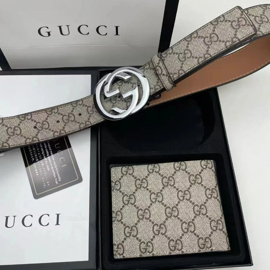 'GG' Gürtel und Portmonee - Style Outlet