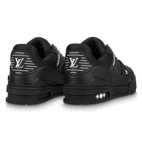 'LV All Black' Trainer - Style Outlet