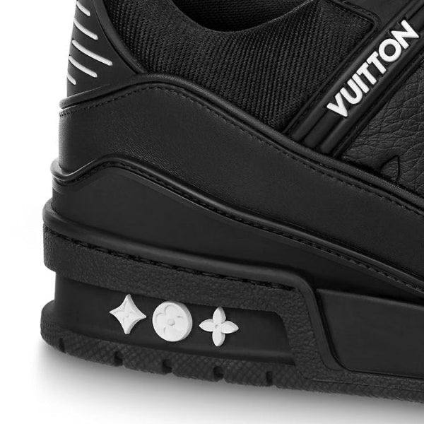 'LV All Black' Trainer - Style Outlet