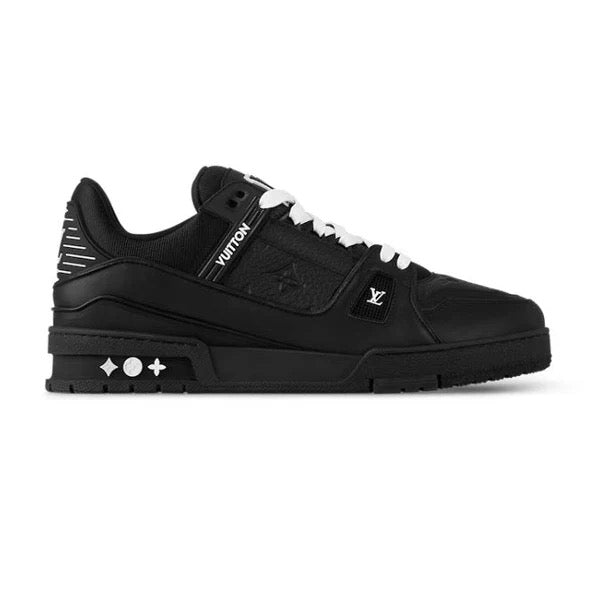 'LV All Black' Trainer - Style Outlet
