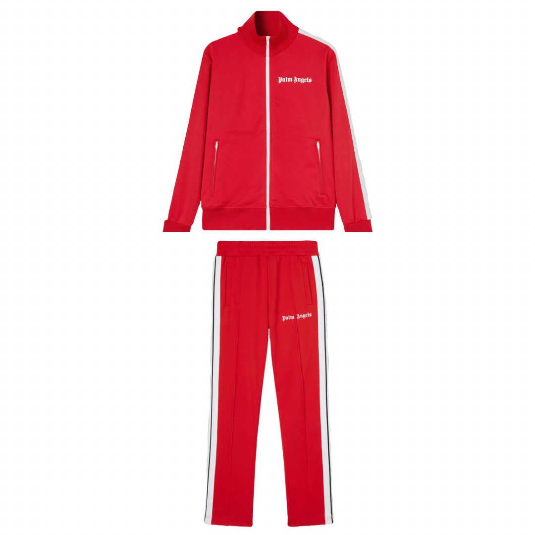 Palm Angels Tracksuit Red - Style Outlet