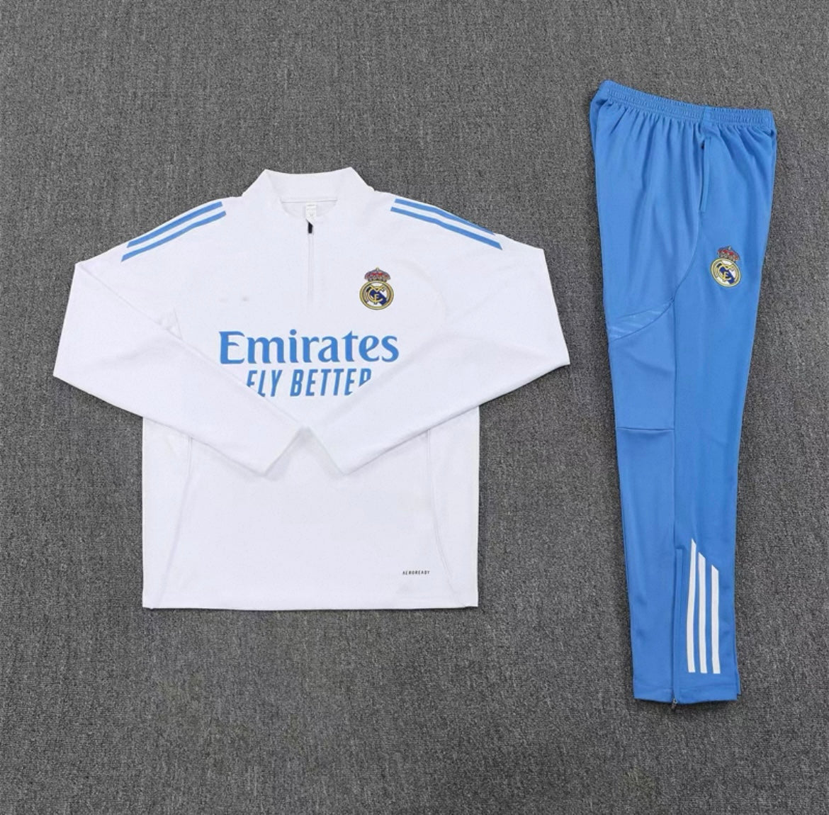 Real Madrid Slim Fit Tracksuits (17 Colours) - Style Outlet