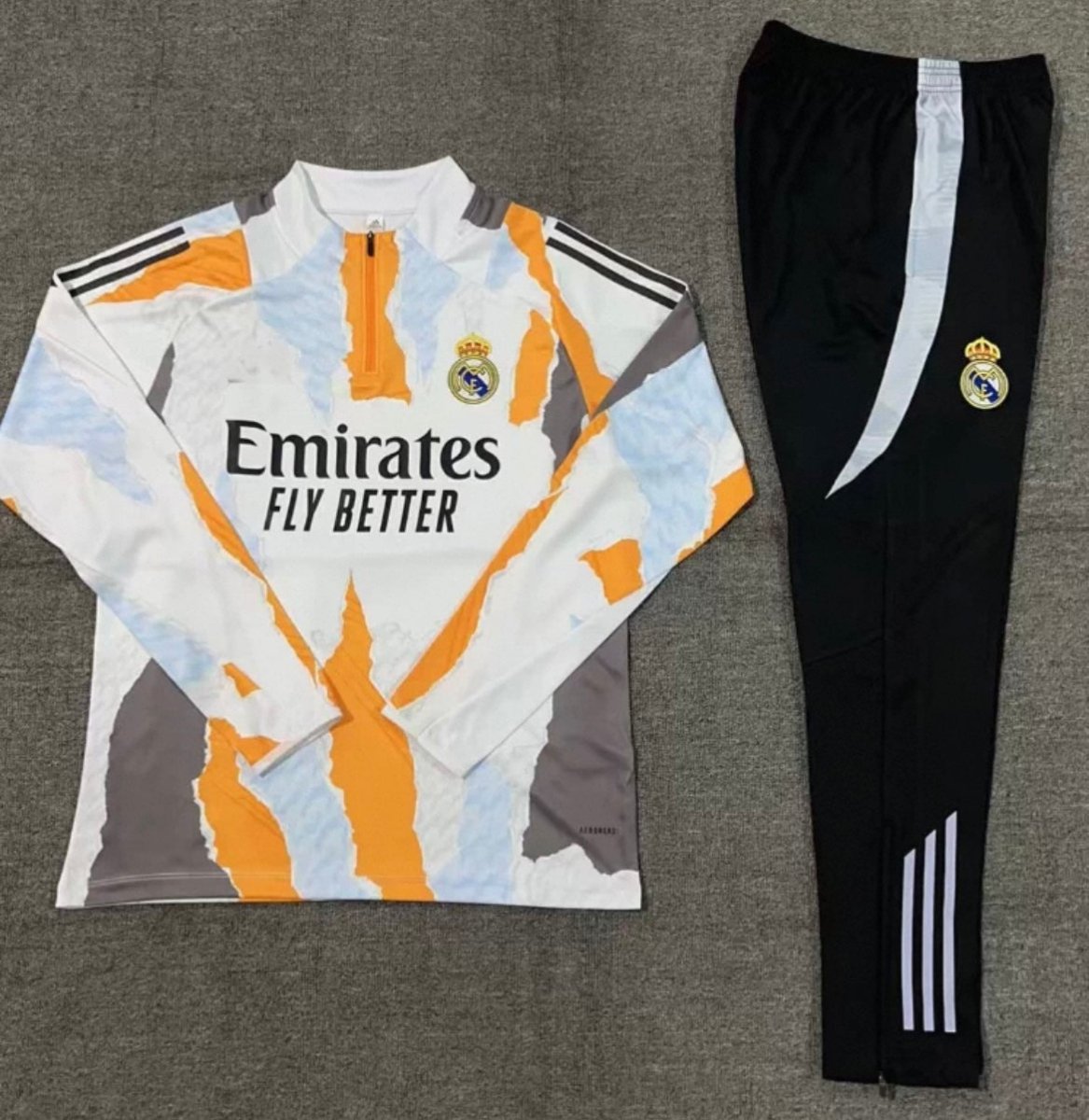 Real Madrid Slim Fit Tracksuits (17 Colours) - Style Outlet