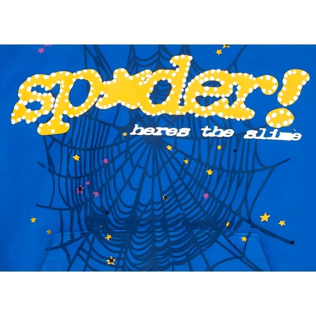 'Sp5der' Hoodie Blue - Style Outlet