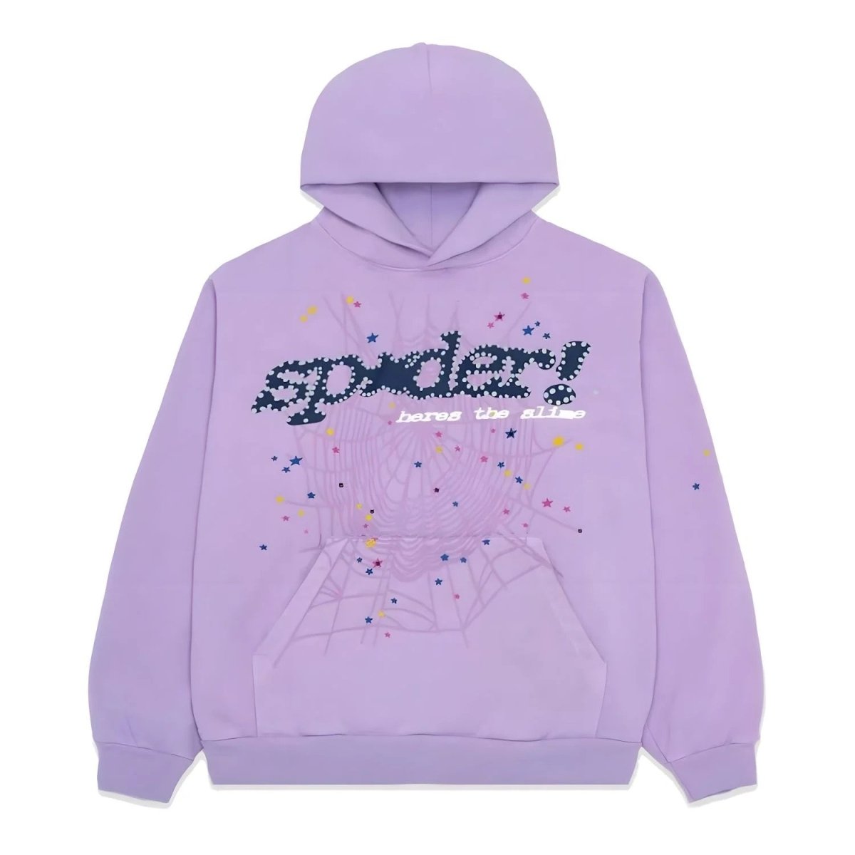 'Sp5der' Hoodie Lilac - Style Outlet