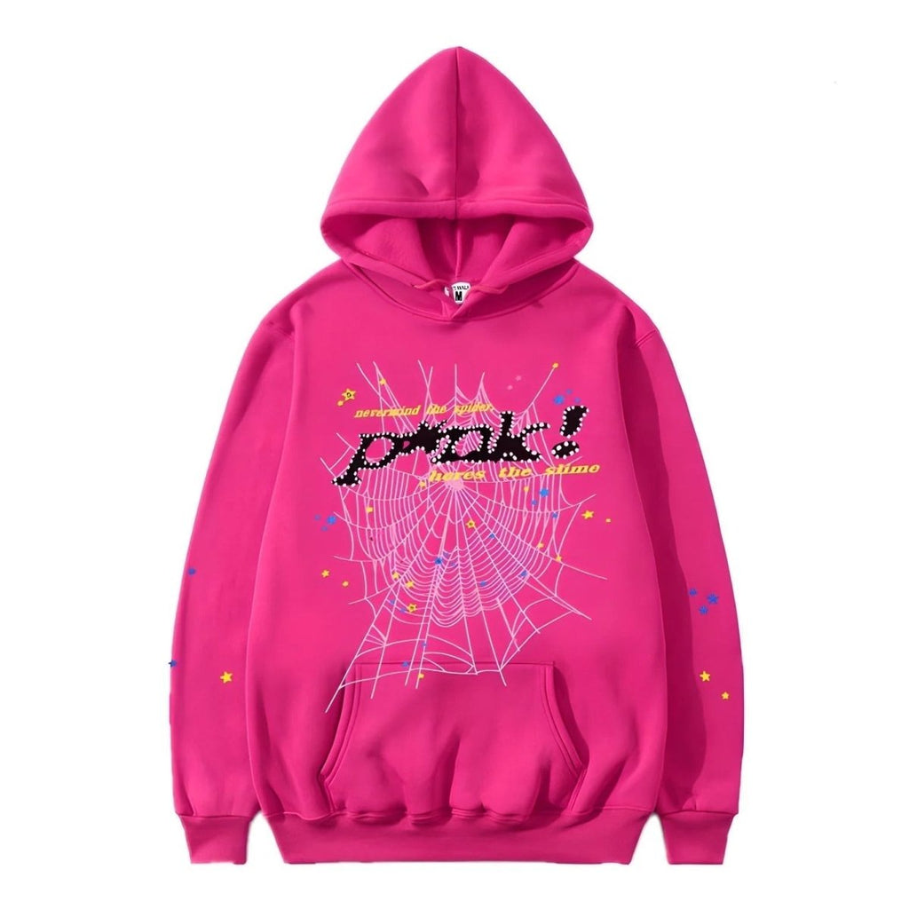 'Sp5der' Hoodie Pink - Style Outlet